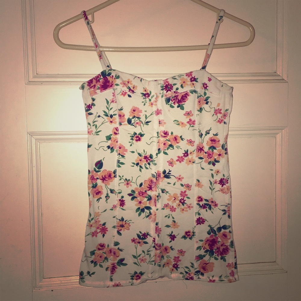Floral tank top